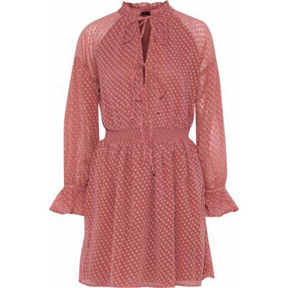 Walter Baker Dresses & Skirts - NWT WALTER BAKER MALISSA FIL COUPÉ CHIFFON MINI DRESS DARK ROSE SIZE M